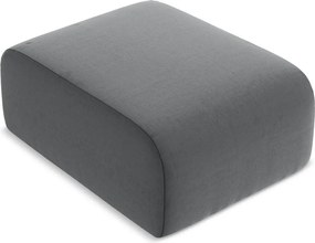 Sivá zamatová podnožka Lani – Makamii