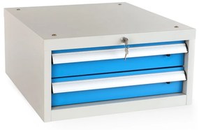 Dielenský stôl Solid MDF-12, 180 cm, 2 závesné boxy, čierna