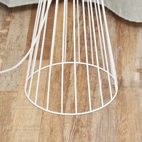 Stojacia lampa MERCURE 1xE27/15W/230V biela