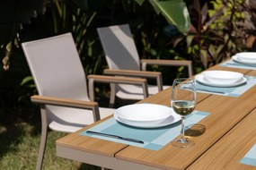 Doppler MERAN set - záhradná 7-dielna jedálenská súprava