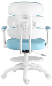 Detská rastúca stolička Neoseat KIDDY THREE — látka, modrá