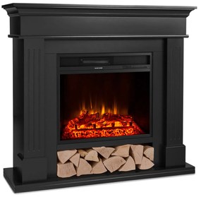 Klarstein Las Pilas, elektrický krbový ohrievač s ventilátorom, 900/1800 W, týždenný časovač, diaľkové ovládanie