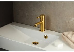 KFA Armatura 5032-815-31 - Umývadlová batéria + výpust MOZA 15,2 cm zlatá