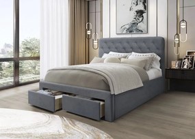 MARISOL 160 cm bed grey