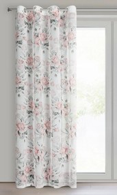 ZÁVES NA KRÚŽKOCH ELLIE 140X270 CM KVETY