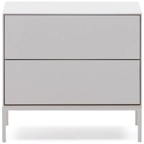 Biely nočný stolík Vedrana – Kave Home