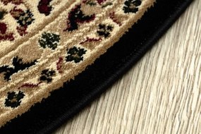 Koberec ROYAL ADR kruh vzor 1745 čierny