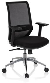 hjh Office Kancelárska stolička Profondo (čierna)  (100337180)
