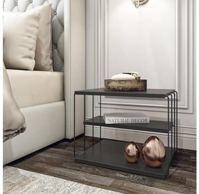 Odkladací stolík LIFON 40x50 cm antracit