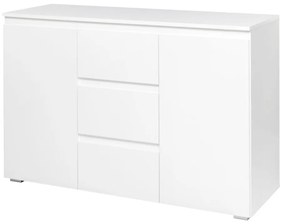 IDEA nábytok Komoda 2 dvere + 3 zásuvky IMAGE 4 biela