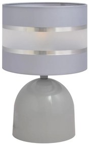 Helam Stolná lampa HELEN 1xE27/60W/230V šedá/strieborná HE1272