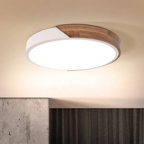 Brilagi - LED stmievateľné svietidlo PILANA LED/48W/230V dub/biela pr. 40 cm + DO