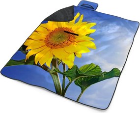 Sablio Plážová deka Slnečnice 2: 200x140 cm