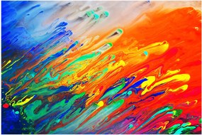 Obraz - Farebná abstrakcia (90x60 cm)