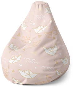 Sablio Sedací vak Pear Skladacie lodičky - 70 x 95 x 15 cm