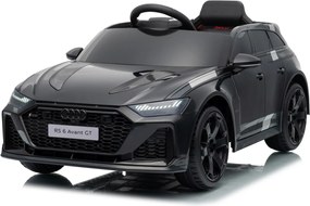 Detské elektrické autíčko Audi RS6 Avant GT čierne