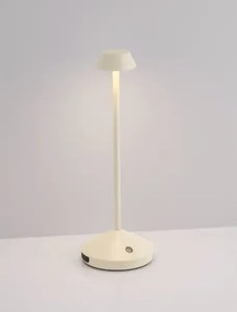 Vonkajšia stolová lampa Lumo biela