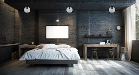 Stropné svietidlo BLACK MESH small short - kov/sklo - čierne