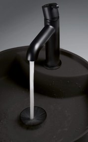 Deante Silia, umývadlo na dosku s otvorom na batériu 360x360x125mm, čierna matná, DEA-CQS_NU4B