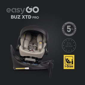 Súprava autosedačky EasyGo Buz Xtd Pro a Buz Pro Body 2 v 1 Taupe
