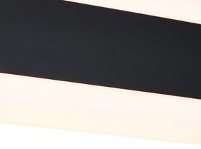 Moderné nástenné svietidlo čierne CCT 60cm vrátane LED IP54 - Vanya