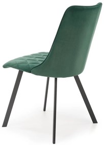Jedálenská stolička Hannah tmavo zelená
