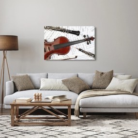 Obraz - Hudobné nástroje (90x60 cm)