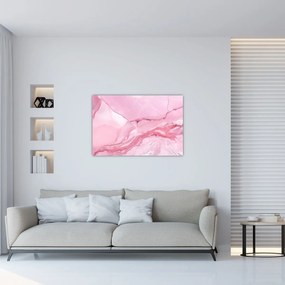 Obraz - Ružový mramor (90x60 cm)