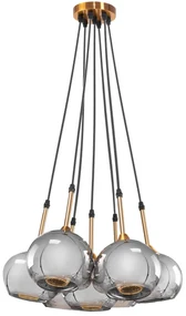 Toolight - Stropná lampa zo skla 7xG9 APP898-7CP, OSW-06670