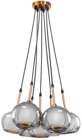 Toolight - Stropná lampa zo skla 7xG9 APP898-7CP, OSW-06670