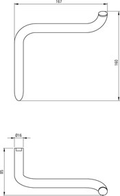Deante Silia, nástenný držiak na toaletný papier, chrómová, DEA-ADI_0211