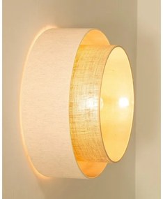 Stropné svietidlo NATIA 1xE27/60W/230V biela/hnedá