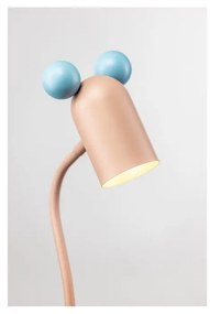 Svetlomodro-ružová stolová lampa s kovovým tienidlom (výška 50 cm) Mouse – GTV