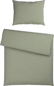 XXXLutz POSTEĽNÁ BIELIZEŇ, flanel, zelená, 140/200 cm Esposa - Obliečky & plachty - 005031038401