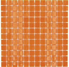 Sklenená mozaika VP25820PUR štvorcová ECO LISOS oranžová 25 PUR 31,6 x 31,6 cm
