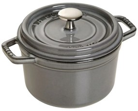 Staub Cocotte okrúhly hrniec 16 cm/1,2 l sivý, 1101618