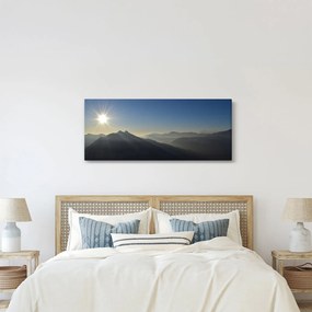 Obraz - Nad vrchol hôr (120x50 cm)