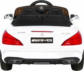 Ramiz Mercedes Benz AMG SL65 S elektrický pre deti Biely + diaľkové ovládanie