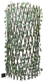 Aigostar - LED Solárna reťaz 148xLED/2x1,2m IP65 teplá biela eukalyptus