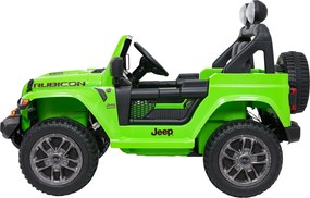 Ramiz Jeep Wrangler Rubicon LIFT elektrické autíčko pre deti zelené