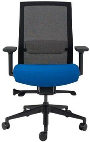 bestuhl -  BESTUHL Kancelárska stolička S27 BLACK modrá
