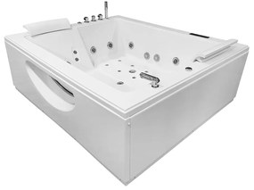 M-SPA - Kúpeľňová vaňa SPA s hydromasážou 180 x 150 x 62 cm