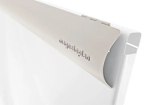 Flipchart Magnetoplan De Luxe 68 x 97 cm, mobilný, sivá / biela