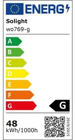 Stropné LED svietidlo Treviso - 48W - 2880lm - s diaľkovým ovládaním - šedé