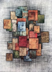 Koberec Porte 2116 Multi Color – viacfarebný so vzorom, 100% polyester Rozmer: 120x180 cm