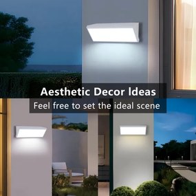 Brilagi - LED vonkajšie nástenné svietidlo TRIANGLE LED/42W/230V 3000/4000/6500K biela IP65