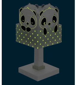 Dalber 63161H - Detská lampička PANDA 1xE14/40W/230V zelená