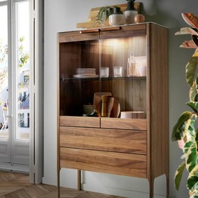 Walnut Vitrína 3075 99 × 40 × 161 cm ANGEL CERDÁ