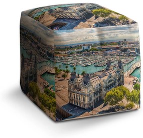 Sablio Taburet Cube Barcelona Prístav: 40x40x40 cm