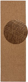 BT Carpet, Behúň Nature 103530 Brown – na von aj na doma, 80x350, hnedá, chodba / predsieň